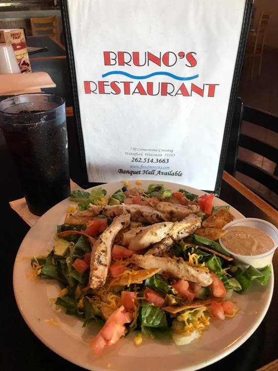 Brunos Restaurant fresh chicken salad